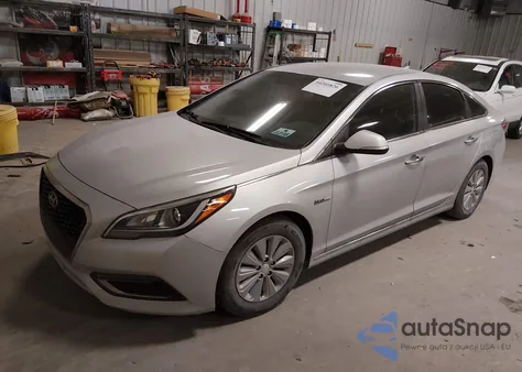 2016 Hyundai Sonata Hybrid Se из США, поврежденный, VIN KMHE24L10GA010796
